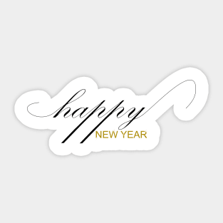 Happy New Year Sticker